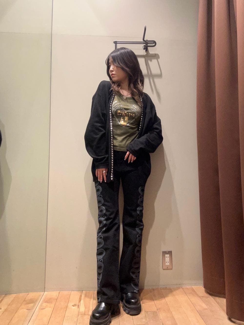 HYSTERIC GLAMOUR（ヒステリックグラマー）の「SKELETON HANDS チビT