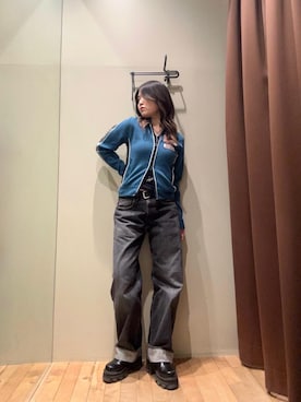 「アイテム（その他アウター）」を使った、NANAMIさん（レディース・160cm）の冬コーディネート