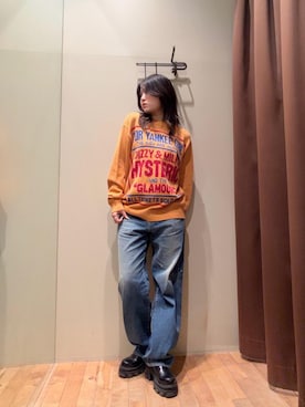 「HYSTERIC GLAMOUR」｜NANAMIさん（レディース・160cm）の冬コーディネート