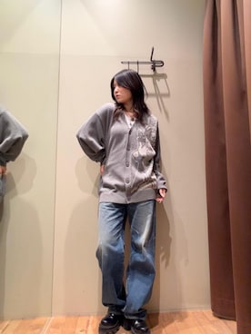 「HYSTERIC GLAMOUR」｜NANAMIさん（レディース・160cm）の冬コーディネート