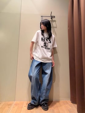 「ロック」｜NANAMIさん（レディース・160cm）の春コーディネート