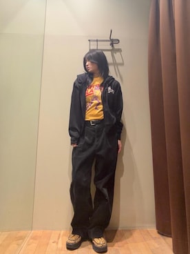 「ロック」｜NANAMIさん（レディース・160cm）の春コーディネート