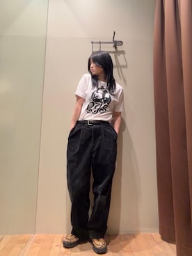 「ロック」｜NANAMIさん（レディース・160cm）の春コーディネート