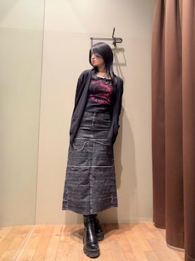 「ロック」｜NANAMIさん（レディース・160cm）の春コーディネート