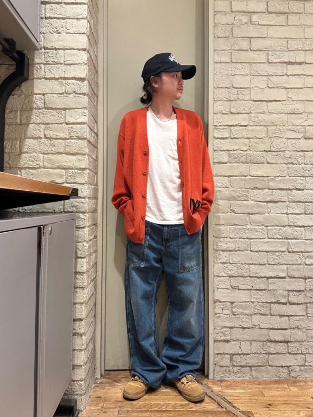 「HYSTERIC GLAMOURのポケ付 SET Tシャツ（Tシャツ/カットソー、ホワイト系）」を使った、Mitsuさん（メンズ・170cm）の夏コーディネートの1枚目の写真