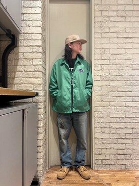 「HYSTERIC GLAMOUR（ヒステリックグラマー）のアイテム（ナイロンジャケット）」を使った、Mitsuさん（メンズ・170cm）の秋コーディネート