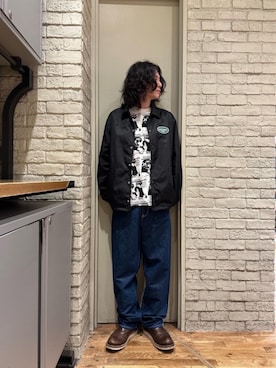 「HYSTERIC GLAMOUR（ヒステリックグラマー）のアイテム（ナイロンジャケット）」を使った、Mitsuさん（メンズ・170cm）の秋コーディネート