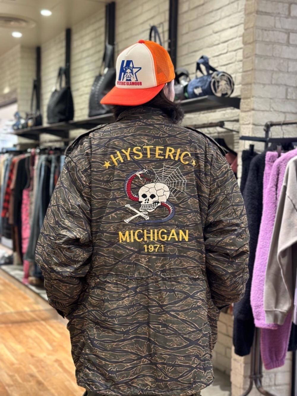 ヒステリックグラマー] STAR EVIL メッシュキャップ(オレンジ) 【公式