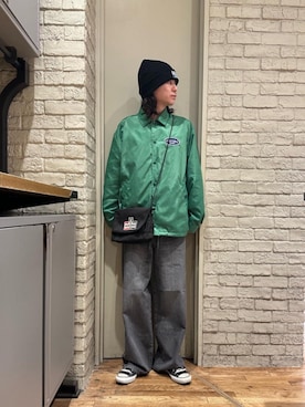 「HYSTERIC GLAMOUR（ヒステリックグラマー）のアイテム（ナイロンジャケット）」を使った、Mitsuさん（メンズ・170cm）の秋コーディネート