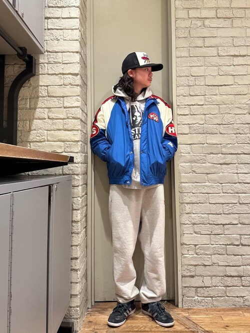 HYSTERIC GLAMOUR ブルゾン アウター EVIL STARワッペン スタンド