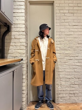 「HYSTERIC GLAMOUR（ヒステリックグラマー）のアイテム（スウェットパンツ）」を使った、Mitsuさん（メンズ・170cm）の冬コーディネート