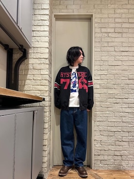 「HYSTERIC GLAMOUR（ヒステリックグラマー）のアイテム（その他アウター）」を使った、Mitsuさん（メンズ・170cm）の冬コーディネート