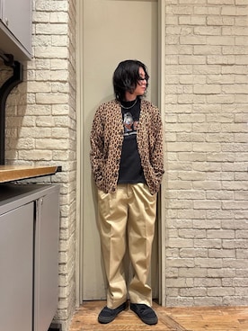 「HYSTERIC GLAMOUR（ヒステリックグラマー）のアイテム（チノパンツ）」を使った、Mitsuさん（メンズ・170cm）の冬コーディネート