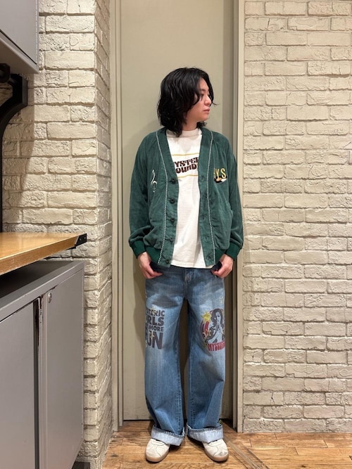 ヒステリックグラマー　長袖Tシャツ/M/コットン/ホワイト I'M WITH THE BAND Tシャツ（Tシャツ/カットソー）｜HYSTERIC
