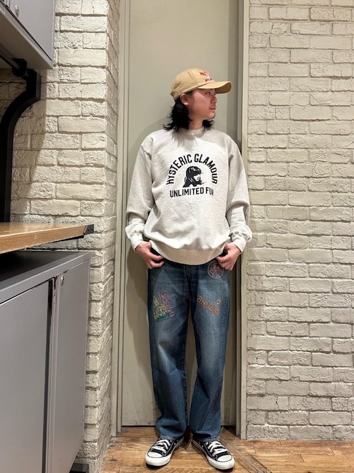 HYSTERIC GLAMOUR UNLIMITED FUN スウェット HYSTERIC GLAMOUR（ヒステリックグラマー）の「UNLIMITED FUN