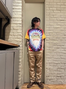 「アイテム（Tシャツ/カットソー、その他）」を使った、Mitsuさん（メンズ・170cm）の夏コーディネート