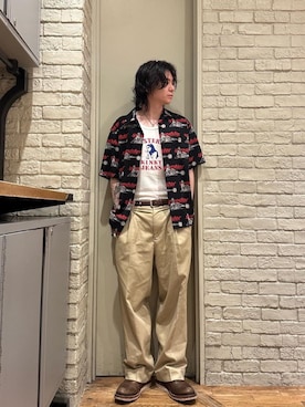 「アイテム（キャミソール）」を使った、Mitsuさん（メンズ・170cm）の夏コーディネート
