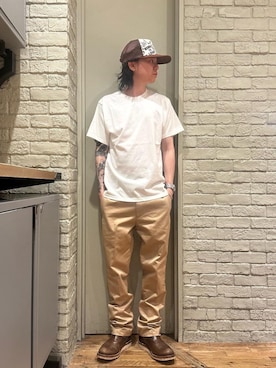「アイテム（帽子）」を使った、Mitsuさん（メンズ・170cm）の夏コーディネート