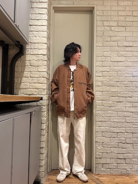 「アイテム（ブルゾン）」を使った、Mitsuさん（メンズ・170cm）の夏コーディネート