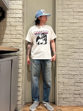 「アイテム（帽子）」を使った、Mitsuさん（メンズ・170cm）の夏コーディネート