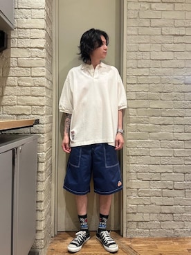「アイテム（レッグウェア）」を使った、Mitsuさん（メンズ・170cm）の夏コーディネート