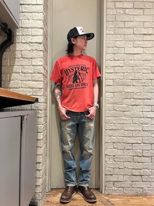 HYSTERIC GLAMOUR SPEEDSTER Mesh cap ブラック SPEEDSTER メッシュキャップ|HYSTERIC GLAMOUR MEN | HYSTERIC