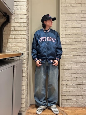 「アイテム（スタジャン）」を使った、Mitsuさん（メンズ・170cm）の夏コーディネート