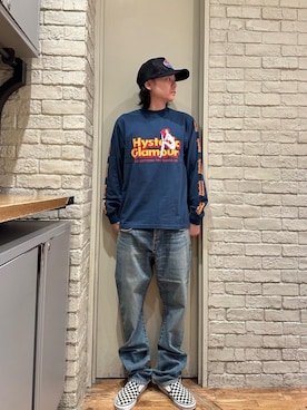 「HYSTERIC GLAMOUR（ヒステリックグラマー）のアイテム」を使った、Mitsuさん（メンズ・170cm）の夏コーディネート