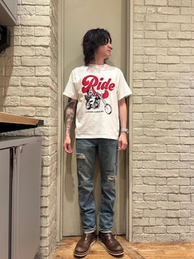 「HYSTERIC GLAMOUR（ヒステリックグラマー）のアイテム」を使った、Mitsuさん（メンズ・170cm）の夏コーディネート