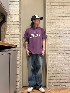 「HYSTERIC GLAMOUR（ヒステリックグラマー）のアイテム」を使った、Mitsuさん（メンズ・170cm）の夏コーディネート