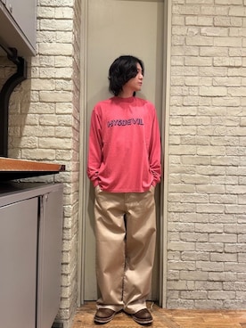 「HYSTERIC GLAMOUR（ヒステリックグラマー）のアイテム」を使った、Mitsuさん（メンズ・170cm）の秋コーディネート