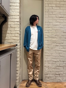 「アイテム（カーディガン/ボレロ）」を使った、Mitsuさん（メンズ・170cm）の秋コーディネート