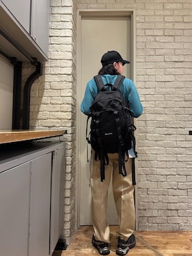 「HYSTERIC GLAMOUR（ヒステリックグラマー）のアイテム（チノパンツ）」を使った、Mitsuさん（メンズ・170cm）の秋コーディネート