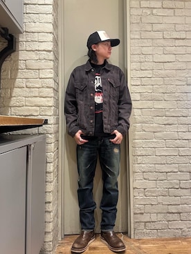 「HYSTERIC GLAMOUR（ヒステリックグラマー）のアイテム」を使った、Mitsuさん（メンズ・170cm）の秋コーディネート