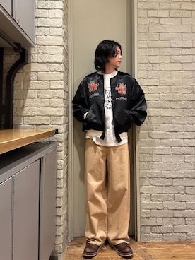 「HYSTERIC GLAMOUR（ヒステリックグラマー）のアイテム」を使った、Mitsuさん（メンズ・170cm）の秋コーディネート