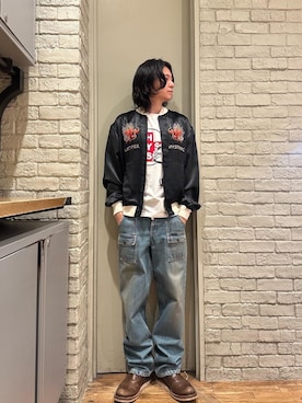 「HYSTERIC GLAMOUR（ヒステリックグラマー）のアイテム」を使った、Mitsuさん（メンズ・170cm）の秋コーディネート