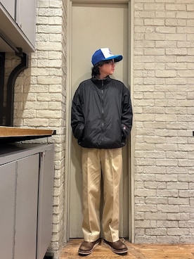 「HYSTERIC GLAMOUR（ヒステリックグラマー）のアイテム（チノパンツ）」を使った、Mitsuさん（メンズ・170cm）の秋コーディネート