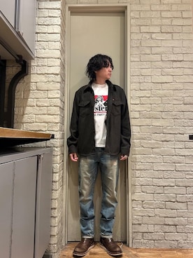 「HYSTERIC GLAMOUR（ヒステリックグラマー）のアイテム（シャツ/ブラウス）」を使った、Mitsuさん（メンズ・170cm）の秋コーディネート