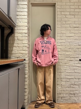 「HYSTERIC GLAMOUR（ヒステリックグラマー）のアイテム（パーカー）」を使った、Mitsuさん（メンズ・170cm）の秋コーディネート