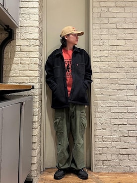 「HYSTERIC GLAMOUR（ヒステリックグラマー）のLADYLAND ACADEMY Tシャツ（Tシャツ/カットソー）」を使った、Mitsuさん（メンズ・170cm）の秋コーディネート