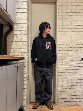 「HYSTERIC GLAMOUR（ヒステリックグラマー）のアイテム（パーカー）」を使った、Mitsuさん（メンズ・170cm）の秋コーディネート