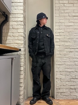 「HYSTERIC GLAMOUR（ヒステリックグラマー）のアイテム（ハット）」を使った、Mitsuさん（メンズ・170cm）の秋コーディネート