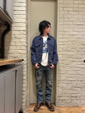 「アイテム（ブルゾン）」を使った、Mitsuさん（メンズ・170cm）の秋コーディネート