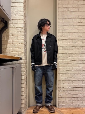 「HYSTERIC GLAMOUR（ヒステリックグラマー）のアイテム」を使った、Mitsuさん（メンズ・170cm）の秋コーディネート