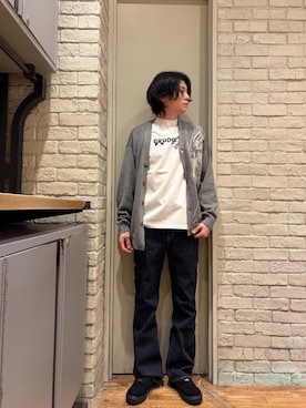 「HYSTERIC GLAMOUR」｜Mitsuさん（メンズ・170cm）の冬コーディネート