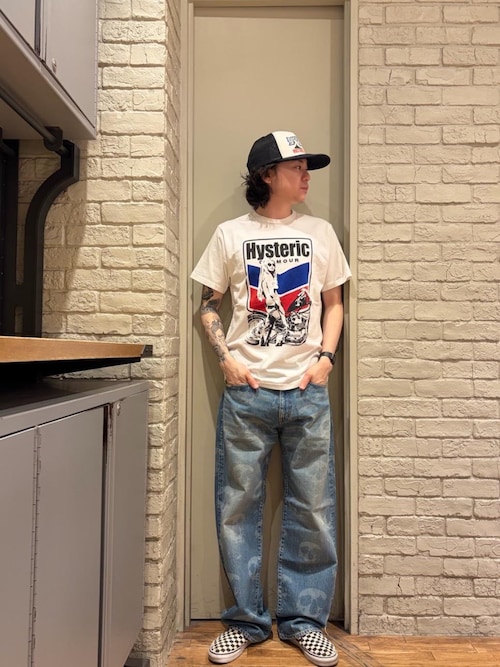 HYSTERIC GLAMOUR（ヒステリックグラマー） tシャツ MOTORCYCLE GIRL T