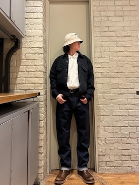 「アイテム（デニムジャケット）」を使った、Mitsuさん（メンズ・170cm）の春コーディネート