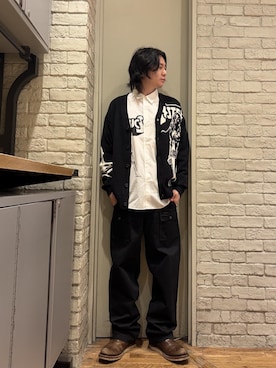 「HYSTERIC GLAMOUR（ヒステリックグラマー）のチノブッシュパンツ（その他パンツ、ブラック系）」を使った、Mitsuさん（メンズ・170cm）の夏コーディネート