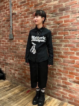 「シャツ 」｜「アイテム（アクセサリー）」を使った、AMさん（レディース・151cm）の夏コーディネート
