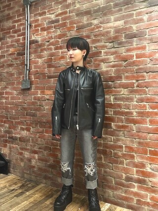 HYSTERIC GLAMOUR ライダースジャケット 20160327213252364_1000.jpg